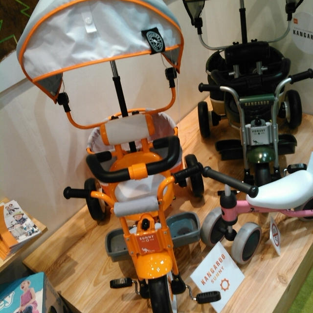 三輪車の乗り方練習のポイント講座～アイデス株式会社inマタニティ＆ベビーフェスタ2016
