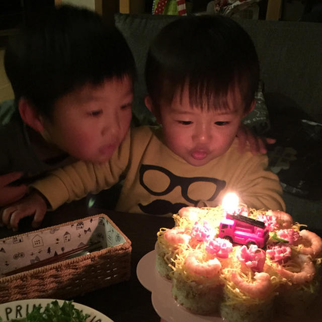 2号の誕生日レポと誕生日メニュー♪