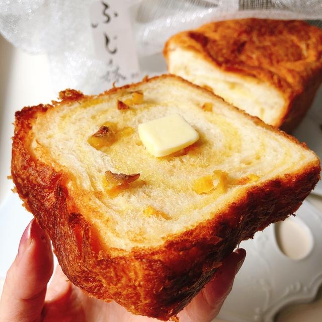 ヤバうま〜❗️安納芋 食パン！〜パンの最高峰「ふじ森」5月の新商品／数量限定お見逃しなく