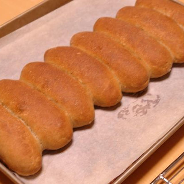 あんこさん焼いたよ！連結ドッグパン