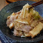 レンジで！＊豚バラと絹厚揚げの春雨炒め＊調味料一律大さじ！