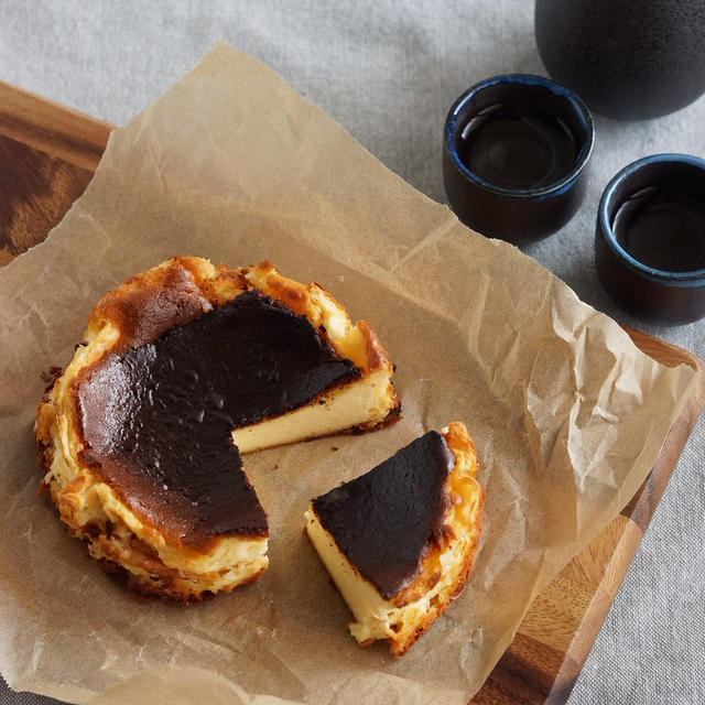 【ここち酔い】デザート＆おつまみに、バスク風チーズケーキ