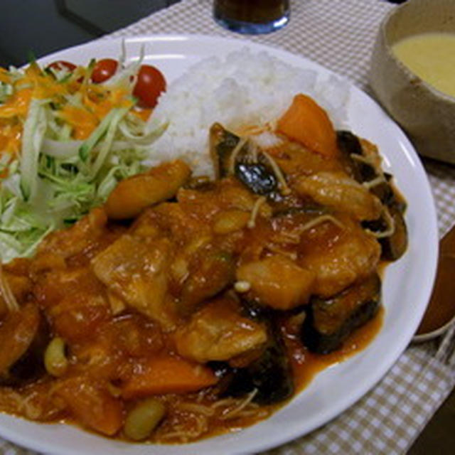 野菜たっぷりチキンカチャトラ☆