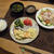 大好きなサーモンの塩レモンムニエルと豚しゃぶサラダの晩ご飯　と　過保護のカサブランカ♪
