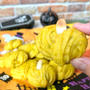 【ハロウィンにもオススメ】卵なし！HMで簡単‼︎かぼちゃの絞りソフトクッキー♡レシピ