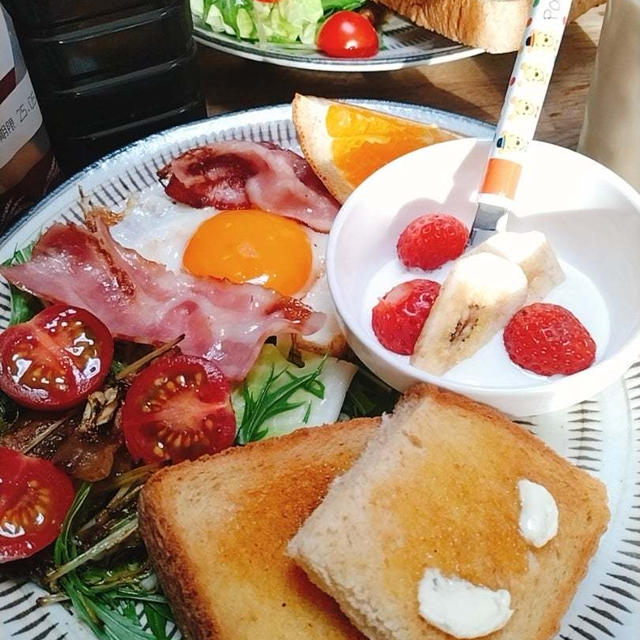 シニア夫婦の朝ご飯！