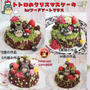 トトロのクリスマスケーキ　フードアートクラス