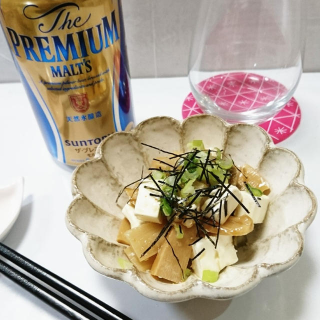ザーサイとメンマとクリチの簡単和え物