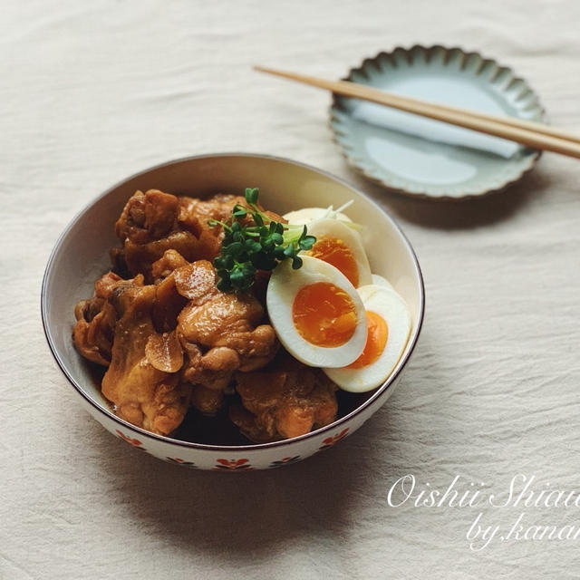 鶏と卵のさっぱり煮