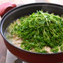 お鍋に入れてあとはおまかせ-レモン鶏の白菜蒸し鍋。