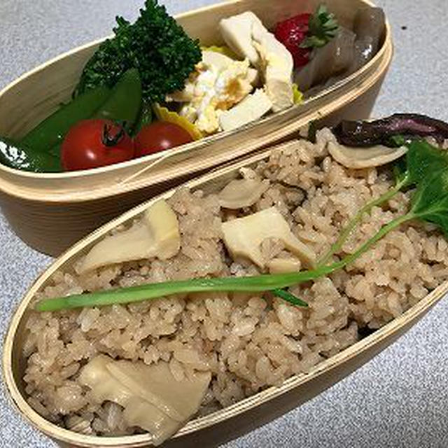 筍ご飯弁当