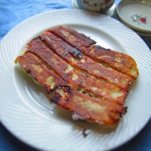 オクラ入り棒餃子