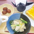 豚肉と大根と小松菜の煮物