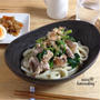 夏バテ対策に！？ 簡単＊梅&amp;豚肉&amp;ほうれん草の冷しうどん 　と今日はタコの日