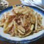 5分でぽかぽかおつまみ♪　千切り生姜のおかか味噌炒め