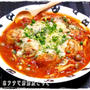 ★豚肉油揚げロールのトマト煮込み★