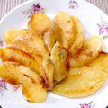 ココナッツオイルで朝の元気！りんごとバナナのココナッツオイル焼き by quericoさん