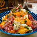 【レシピ】柿と生ハムとモッツァレラのサラダ