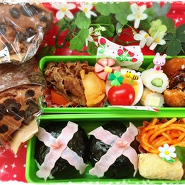 ’１８．４．２１　練習試合！　～男子高校生＊女子中学生弁当♥～