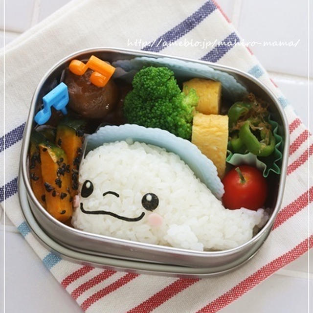 ベルーガのお弁当 キャラ弁 By Momoさん レシピブログ 料理ブログのレシピ満載