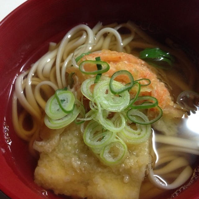 おうち天婦羅うどん♪