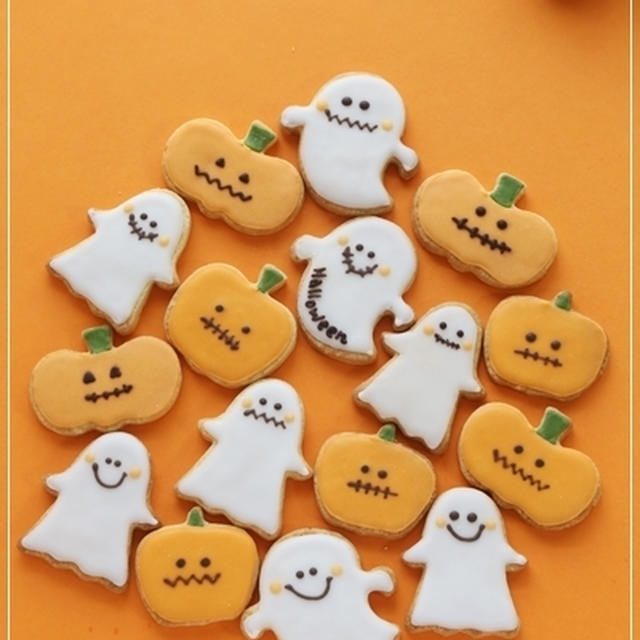 【（ハロウィンアイシングクッキー）】