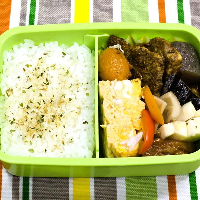 くもりのち晴れ　　野菜たっぷりの炒り豆腐