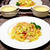キャベツとベーコンのレモン塩＆コンソメパスタ