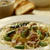 フライパンひとつでソースも具もパスタも出来上がり♪アスパラとベーコンのクリームパスタ。