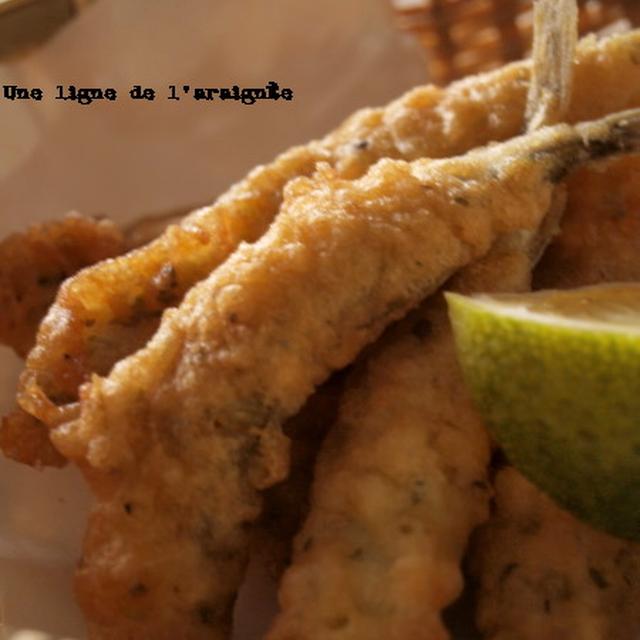 ｢お魚｣ビール片手に！わかさぎのスパイシー天ぷら。