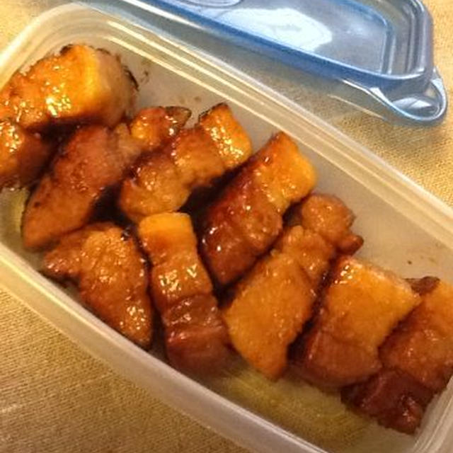 バラ肉煮込み2つ目はオレンジジュースとお酢
