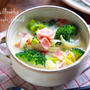 ♡ベーコンとブロッコリーの豆乳スープ♡【#ヘルシー#具沢山#簡単レシピ#時短】