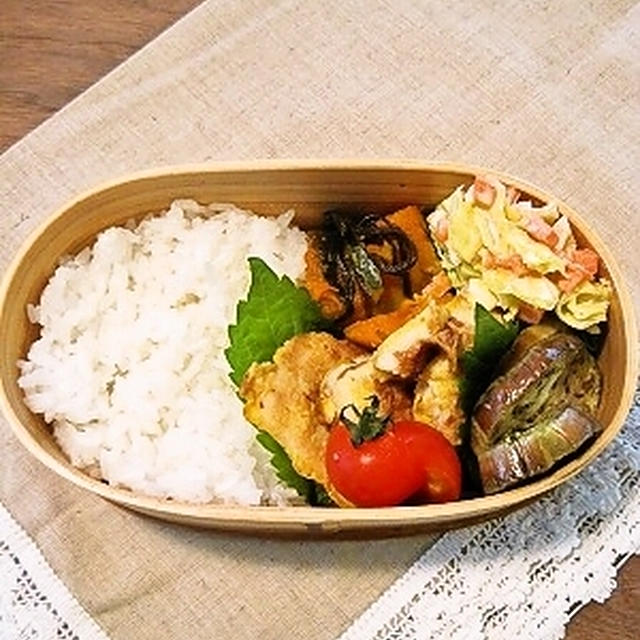 鶏胸肉の塩麹ピカタ弁当