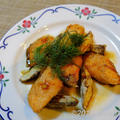 【レシピ】秋の味覚 鮭とゴボウのママレードソース ジャムを使って一工夫