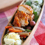 チキン南蛮入りの簡単、夫のお弁当
