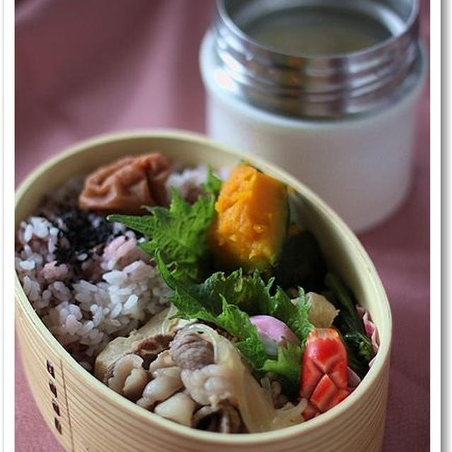 肉豆腐とミルクスープ弁当