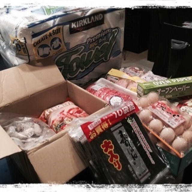久々のコストコでの買い物〜