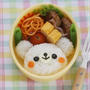 簡単白くまちゃんのお弁当＊キャラ弁