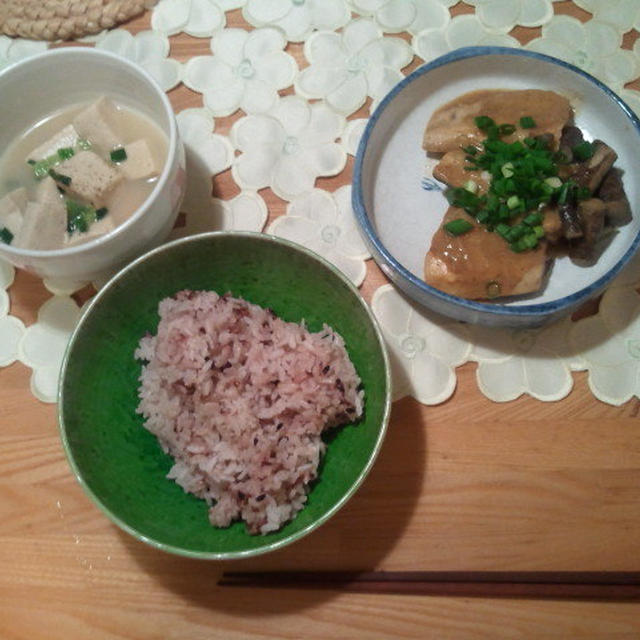 夜ご飯は。