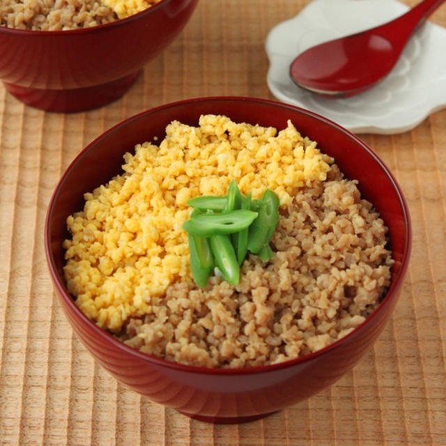 定番料理をきちんとおいしく！お財布に優しい「そぼろ丼」 お弁当にもおすすめです
