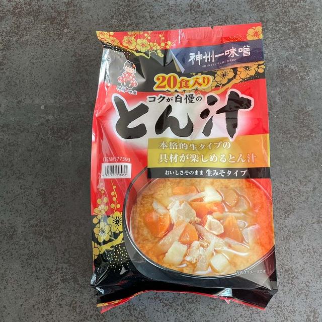 やっと買えたとん汁が今やおやつw。の、話。