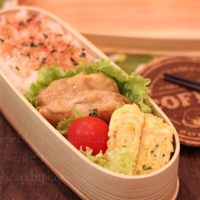 カフェ弁☆鶏の照り焼き弁当
