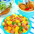サイコロスパムちらし　チューリップ唐揚げ　お弁当レシピ　カフェ弁