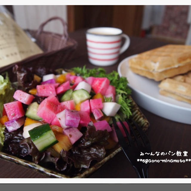 九州パンケーキをビタントニオのワッフルメーカーで By Miwarisu Vさん レシピブログ 料理ブログのレシピ満載