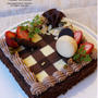 チョコムースケーキでパーティ