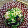 冷し★茄子狸蕎麦 with 柚子胡椒おろし