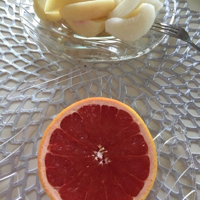 フルーツモーニング♪と食の好み、、