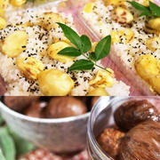 ■季節料理【晩ご飯に「栗の渋皮煮レシピと　栗ご飯」の栗三昧です♪】