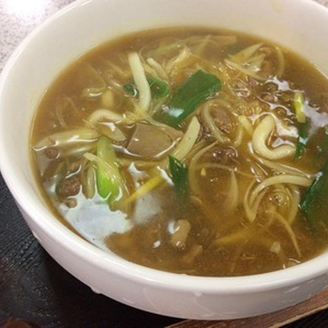 兵庫駅近くの「五月庵」でぼっかけカレーうどん