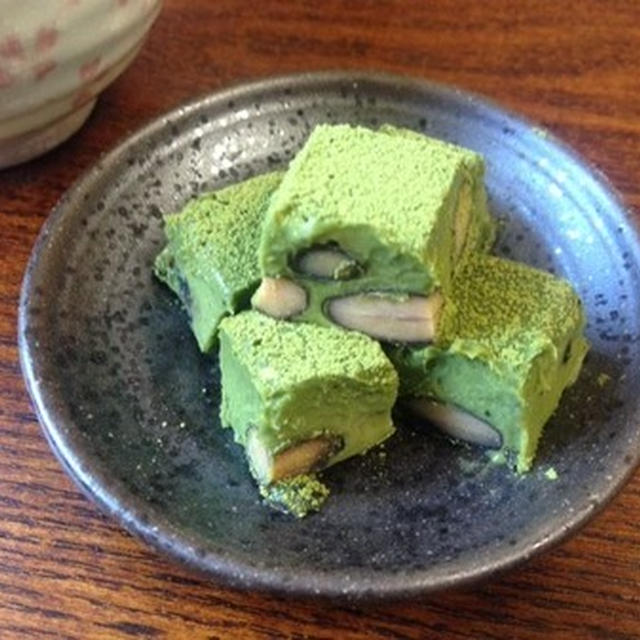 抹茶と黒豆の生チョコ